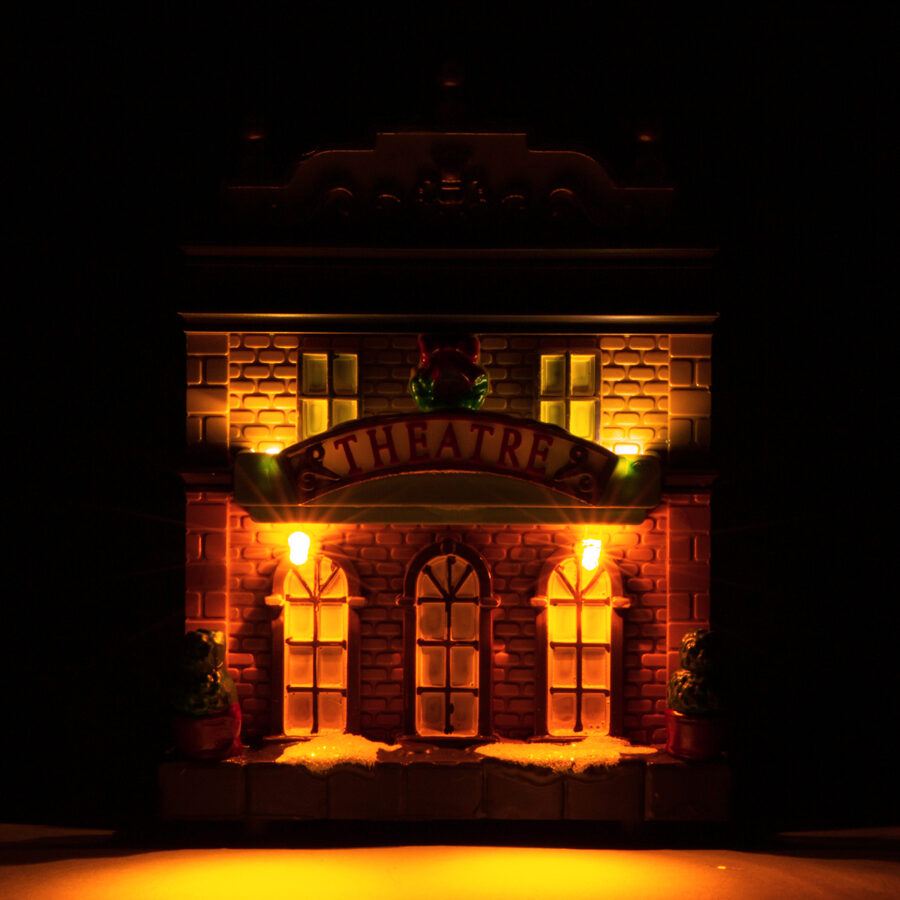 Light Up Resin Christmas Theatre