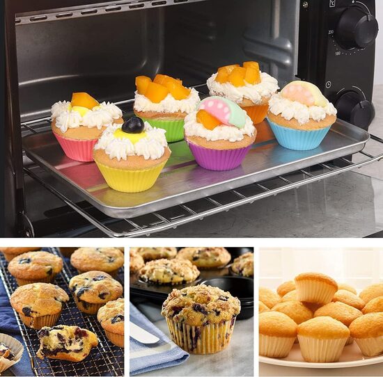 24 Silicone Cup Cake Cases