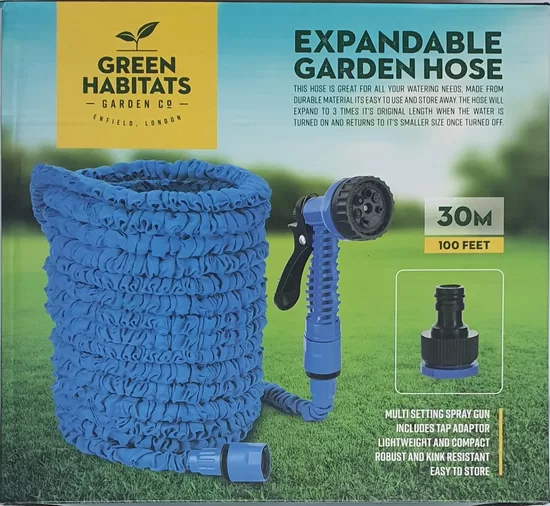 100ft Blue Expanding Garden Hose