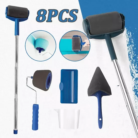 8 Piece Pro Paint Roller Set