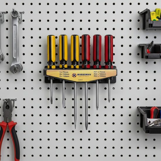 6 Piece Screwdriver Set with Storage Rack