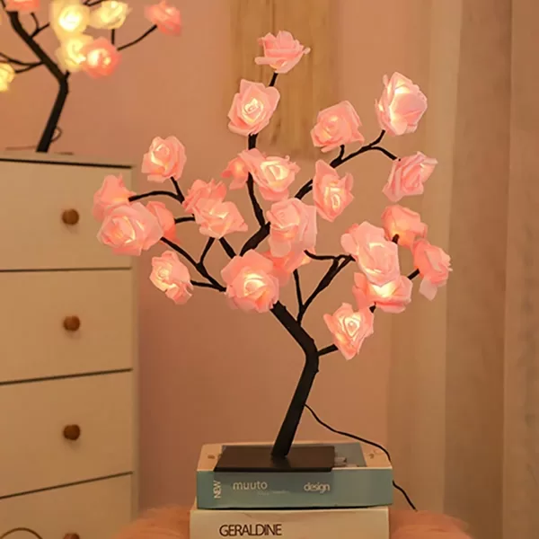 LED Rose Tree Lamp