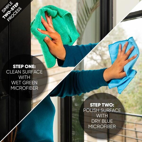Microfibre Clean & Shine Cloths