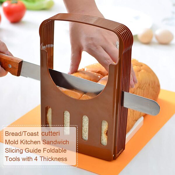 Foldable Bread Slicing Guide