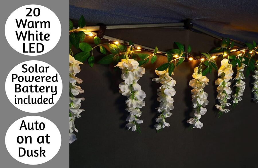 Solar Wisteria Garland 