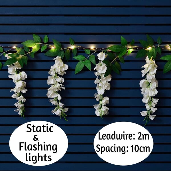 Solar Wisteria Garland 