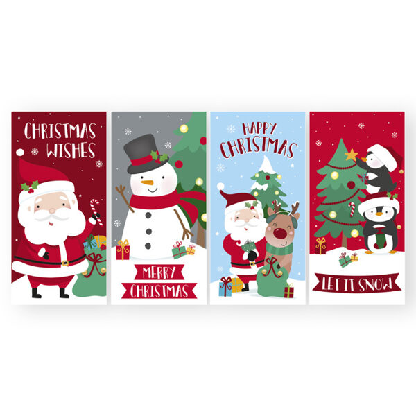 Set of 4 cute money wallets with envelopes