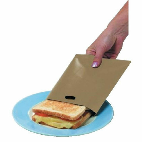 2 RE-USABLE SANDWICH TOASTBAGS