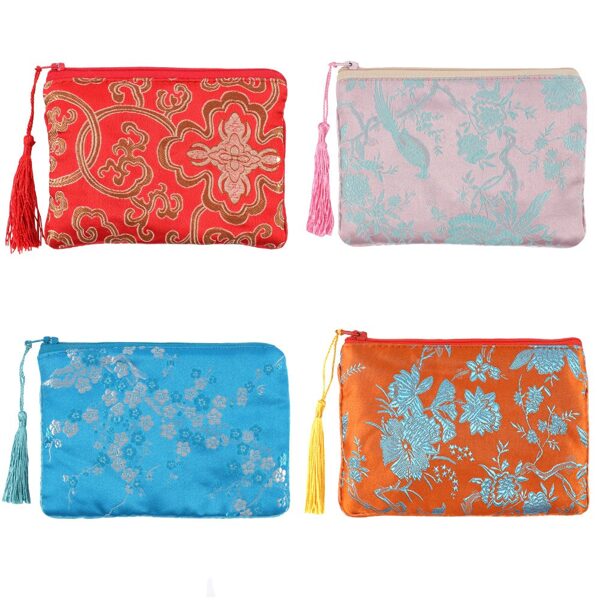 Oriental zip Pouch