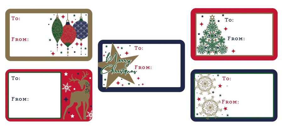 Box of 50 Sticky Gift labels