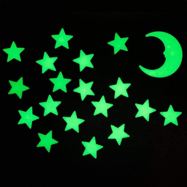 Glow In The Dark Stars & Moon