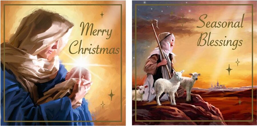 12 Religious Christmas Cards