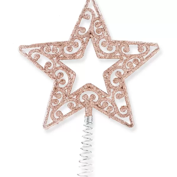 Rose Gold Christmas Tree Star